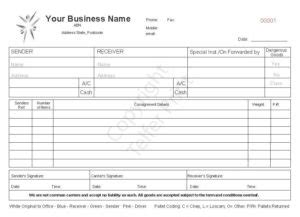 Image result for Consignment Note Book