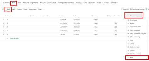 Résultat d’images pour Add Column User Interface