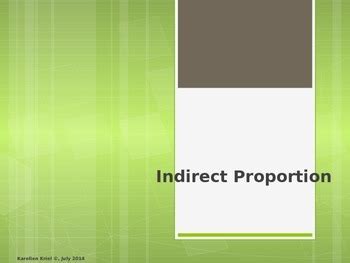 Image result for Example of Indirect Proportion
