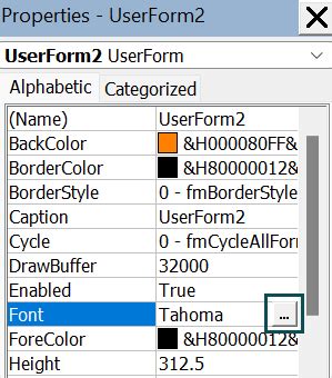 Userform Excel Colors に対する画像結果