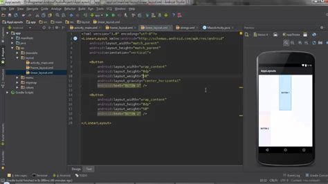Afbeeldingsresultaten voor LinearLayout Examples in Android Studio