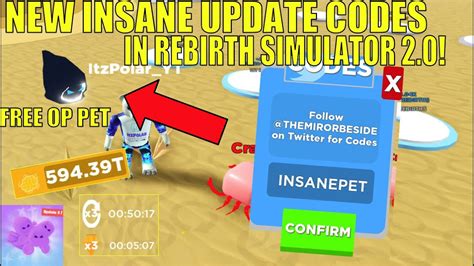 Toradh íomhá ar Codes for Rebirth Simulator 2020