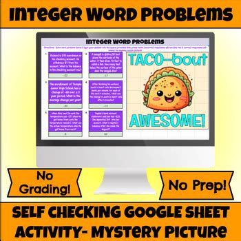 Image result for Integer Word Problems