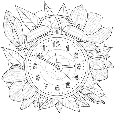 Image result for Clock Arrows Coloring Page