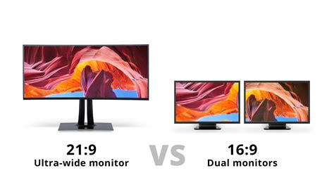 Image result for Ultra Wide 2 Monitor Setup
