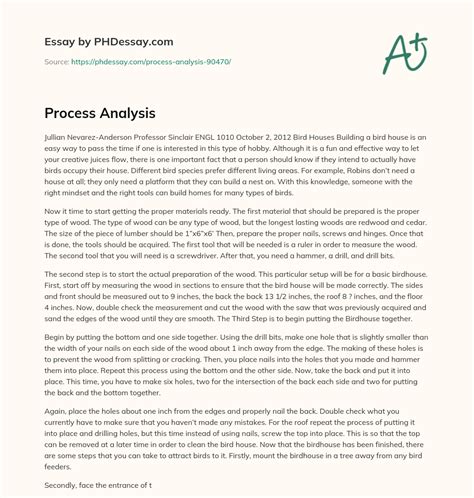 Bildergebnis für Process Analysis Sample