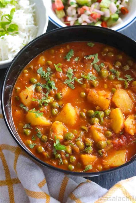 Aloo Matar Recipe | Potato Peas Curry (Instant Pot) – Masalachilli