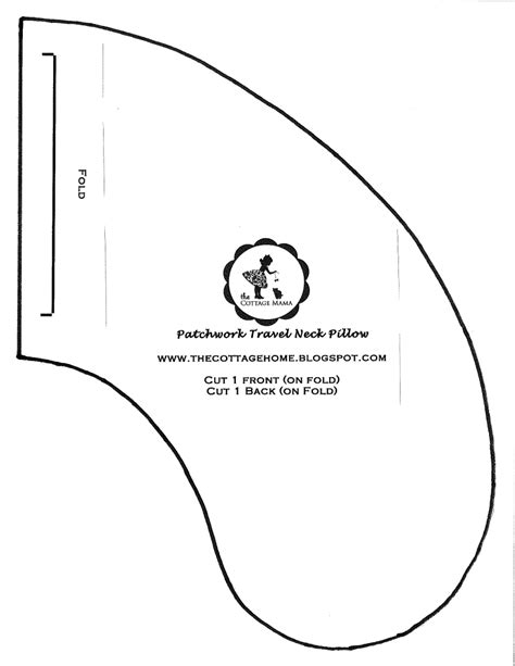 Neck Pillow Pattern Printable に対する画像結果