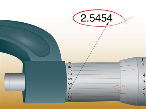 Toradh íomhá ar Using an Outside Micrometer