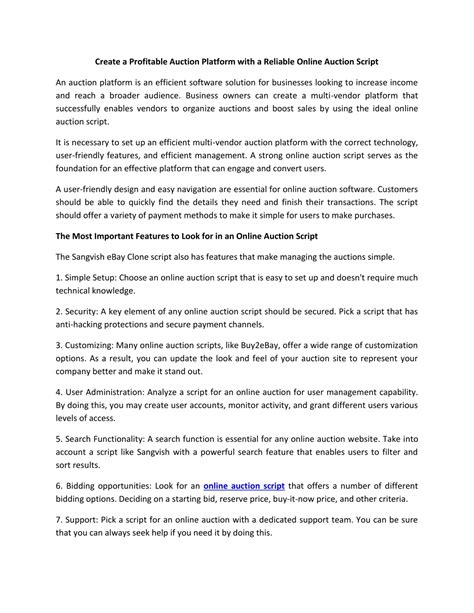 Image result for Auctioneer Script