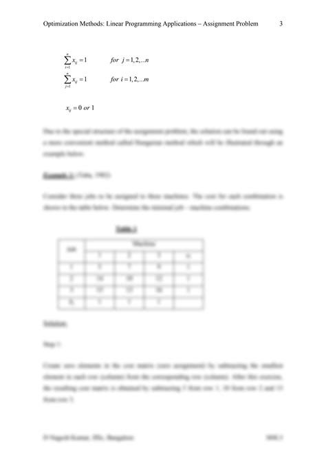 Image result for Allocation Problem Linear Programming