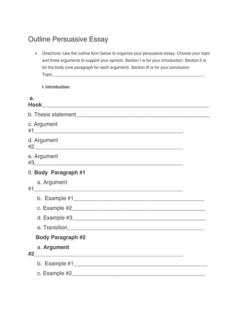 Image result for Paragraph Outline Examples