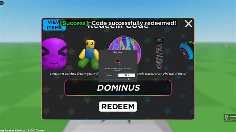 Image result for Roblox UGC Codes Redeem