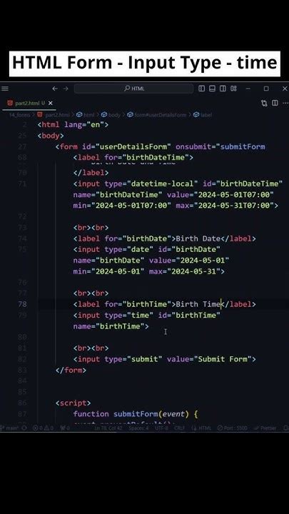 Image result for HTML Different Time Format