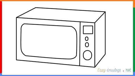 Afbeeldingsresultaten voor How to Draw Microwave