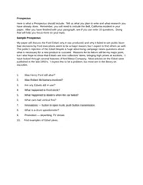 Image result for Prospectus Abstract Example