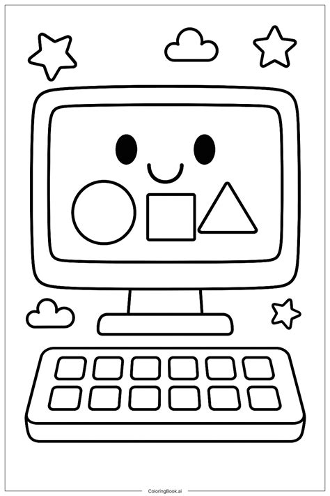 Image result for Computer Coloring Sheets for Kids