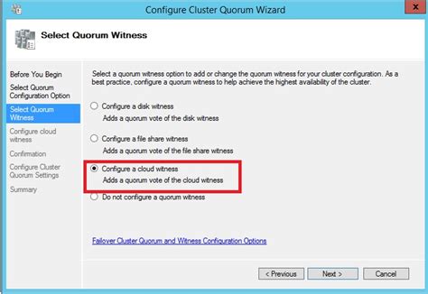 Toradh íomhá ar SQL Witness Server