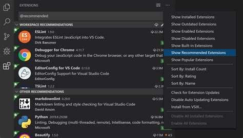 Toradh íomhá ar Extensions for Visual Studio Code