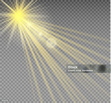 Toradh íomhá ar Transparent Light Burst Vector