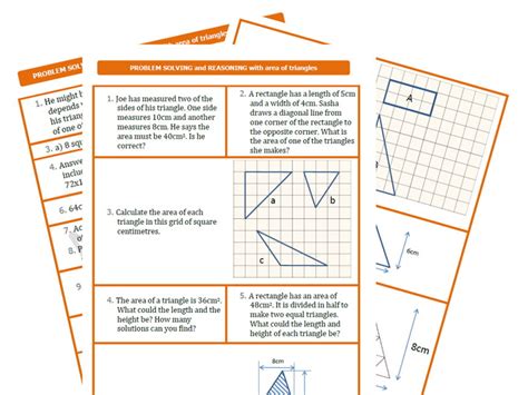 Image result for Word Problems Finding Area of a Triangle