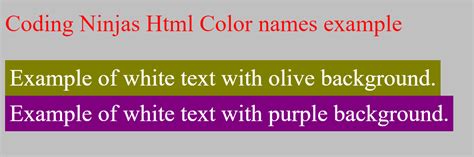 Image result for Premium Colour Names in HTML
