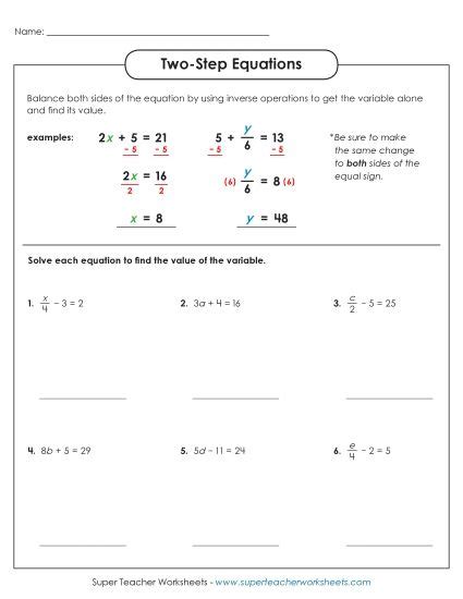 Multiplying Basic 2 Step Equations에 대한 이미지 결과