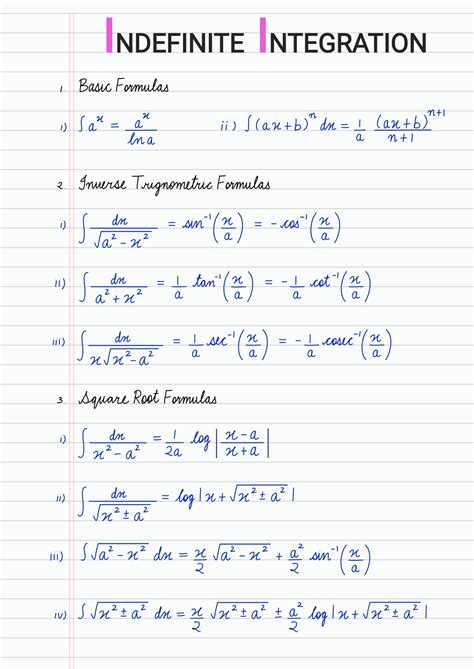 Image result for Integral Calculus Notes