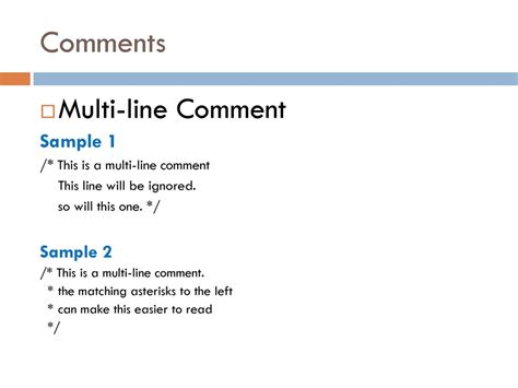 Image result for An Example of Mutli Line Comment