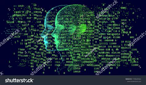 Image result for Head with Computer Bytes