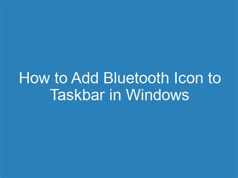 Image result for Bluetooth Icon Taskbar