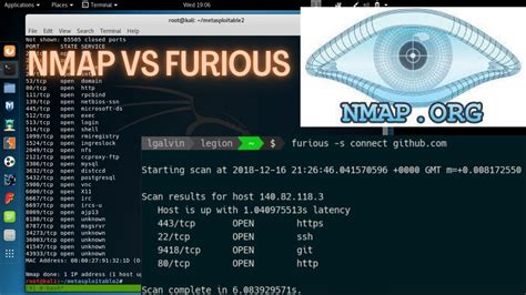Nmap Connect Scan に対する画像結果