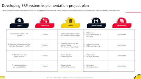 Image result for Sample ERP Project Plan