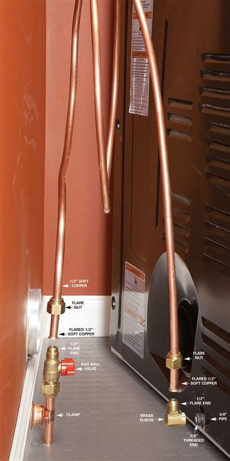 Toradh íomhá ar Gas Line Dryer Connection