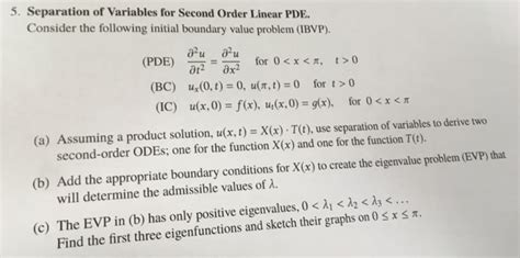 Image result for Separation of Variables Second Order