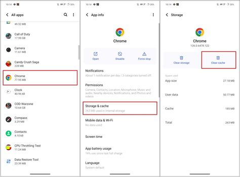 Image result for Clear Cache Chrome Android