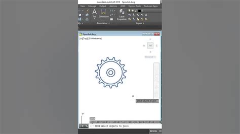 Image result for Spocket in AutoCAD