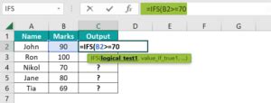 IFS Excel Function with 2 Column Condition に対する画像結果