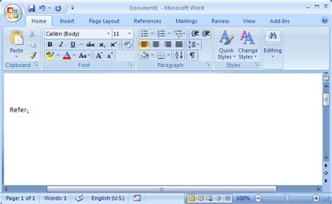Image result for Open MS Word 2007