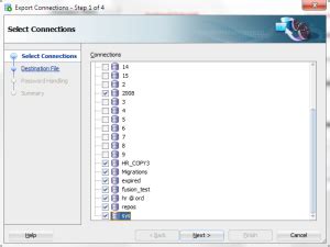 Toradh íomhá ar SQL Developer Connections