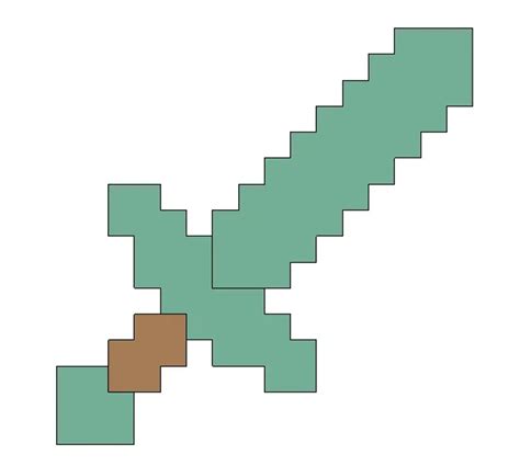 Image result for Printable Minecraft Sword Template
