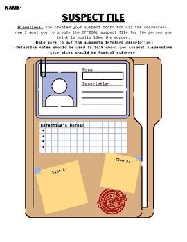 Image result for Suspect Case File