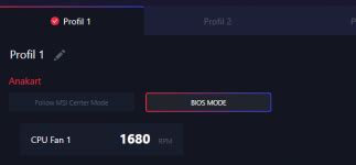 Toradh íomhá ar Cooling Wizard MSI Center