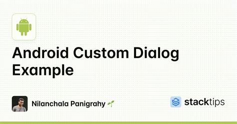Custom Made Dialog in Android に対する画像結果