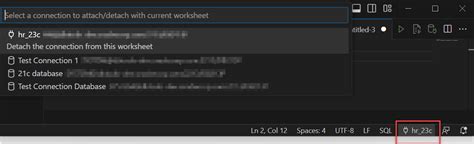 Interactive SQL Connect Command に対する画像結果