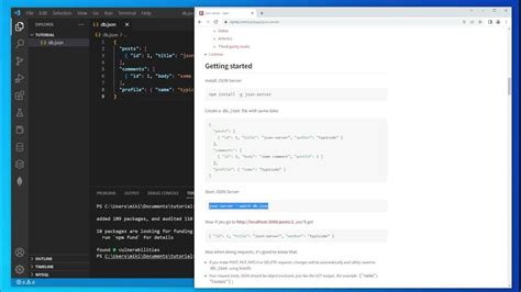 JSON Visual Studio Code に対する画像結果