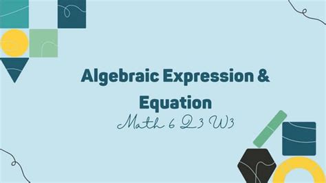 Image result for Expression and Equatio Example
