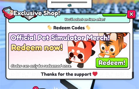 Image result for Redeeming Merch Code Pet Simulator 99