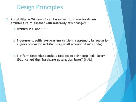 Image result for Explain the Design Principles in Windows Operating System
