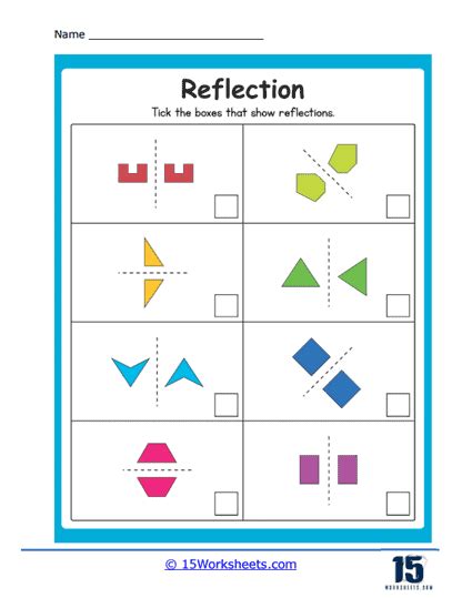 Image result for Mirror Reflection Worksheet